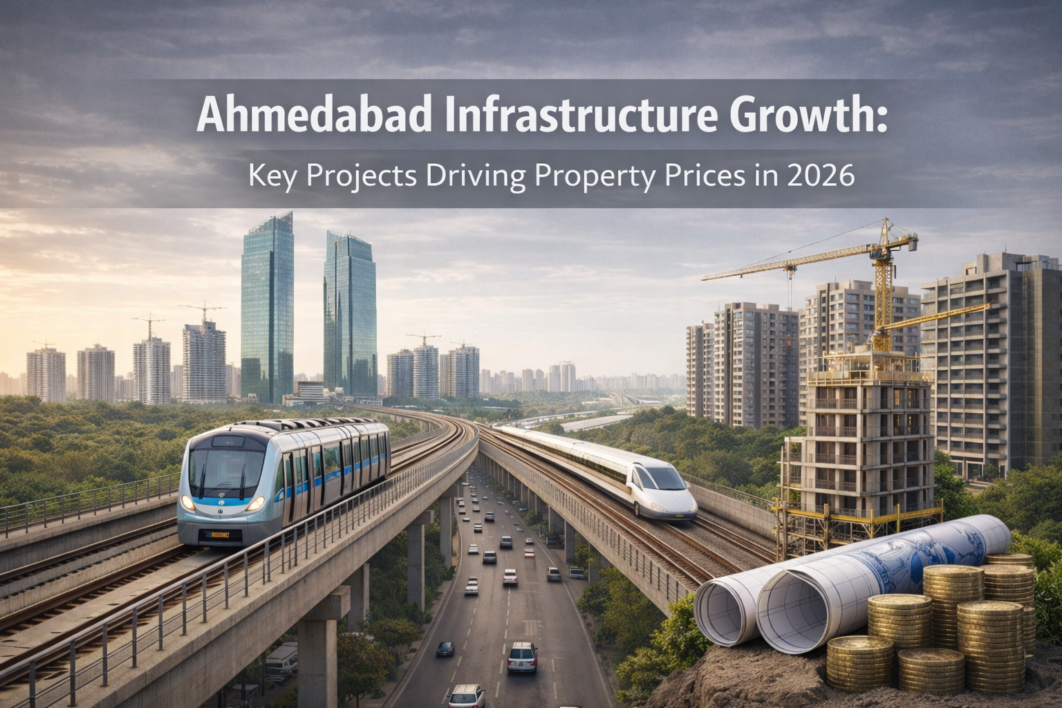 Ahmedabad Infrastructure Growth: Key Projects Driving Property Prices in 2026